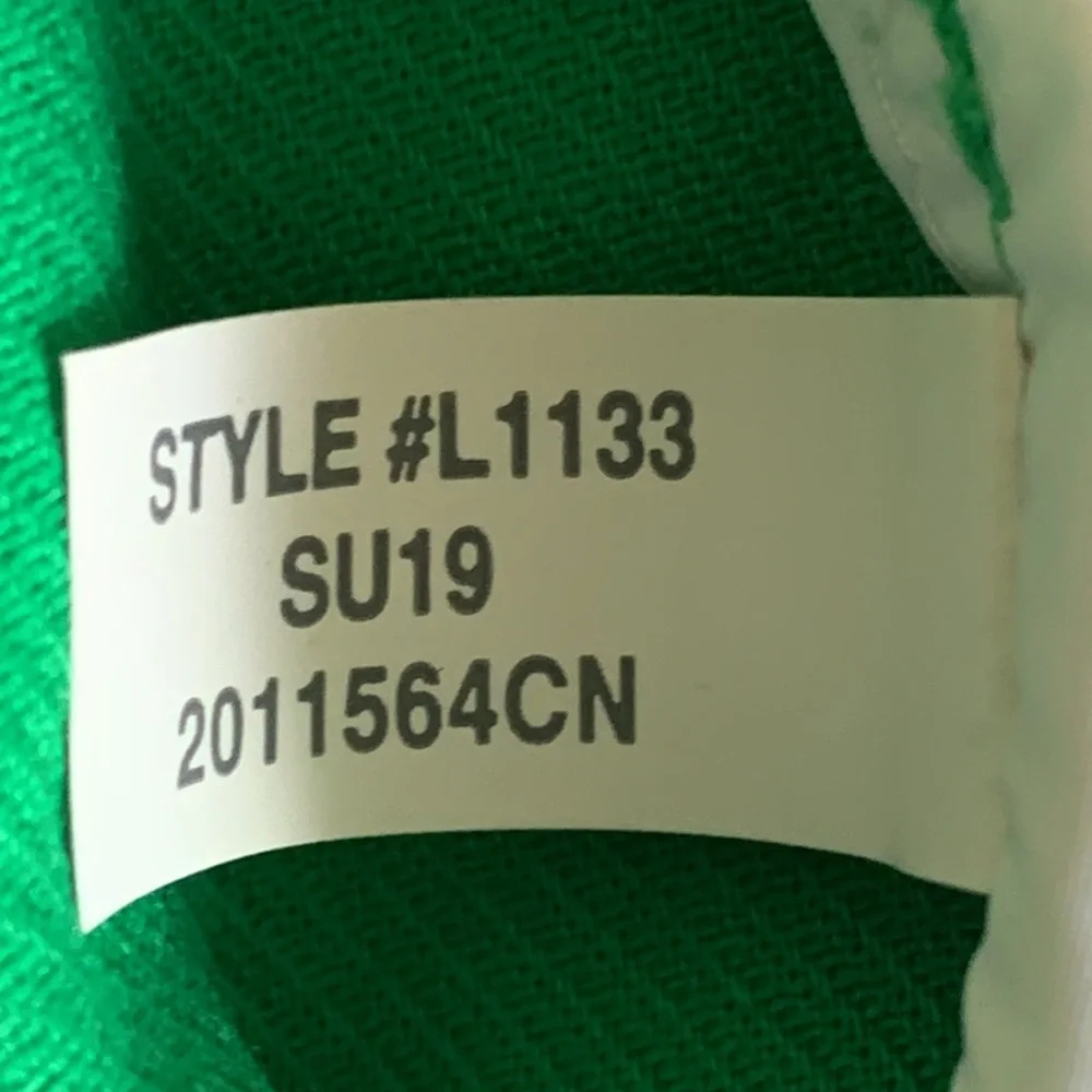 J. Crew Green Pencil Scalloped Hem Skirt